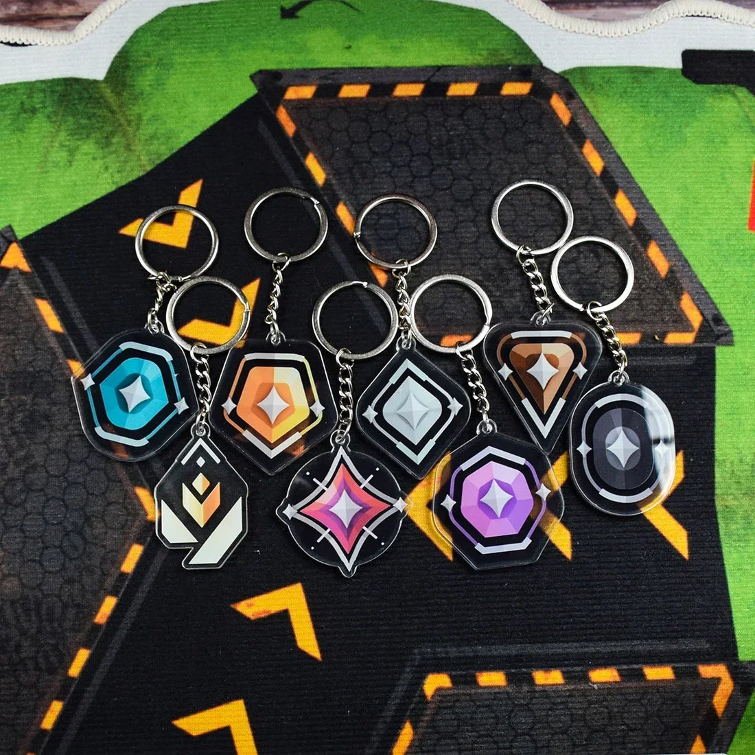 Valorant Rank Buddy's Keychain