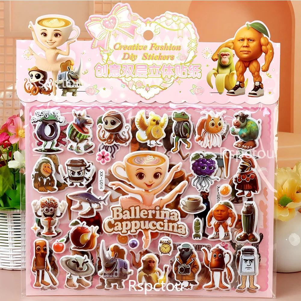 Italian Brainrot Bubble Stickers