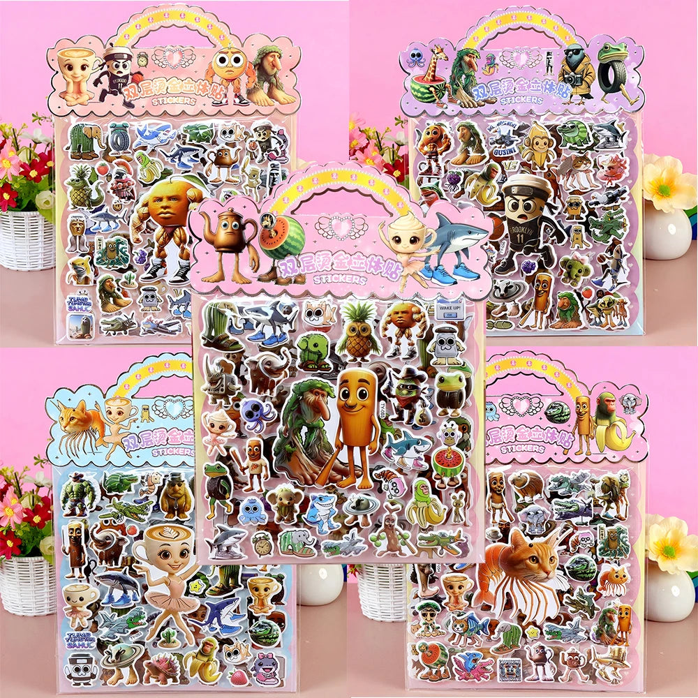 Italian Brainrot Bubble Stickers