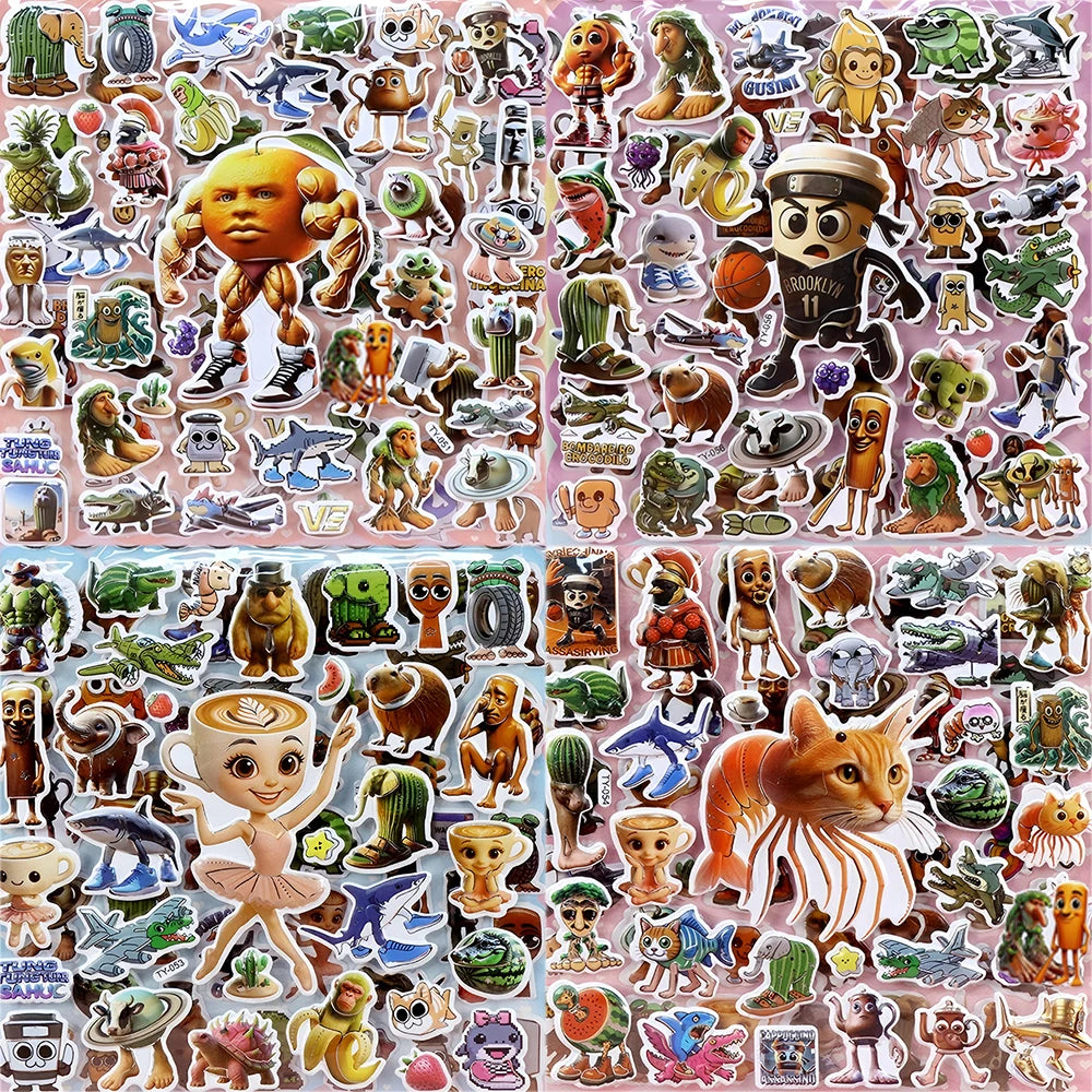 Italian Brainrot Bubble Stickers
