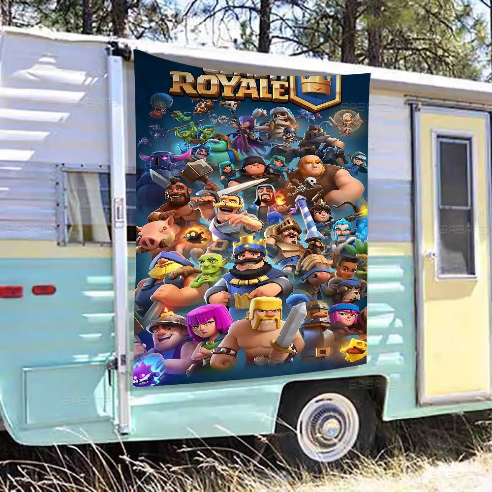 Clash Royale Large Size Hanging Banners