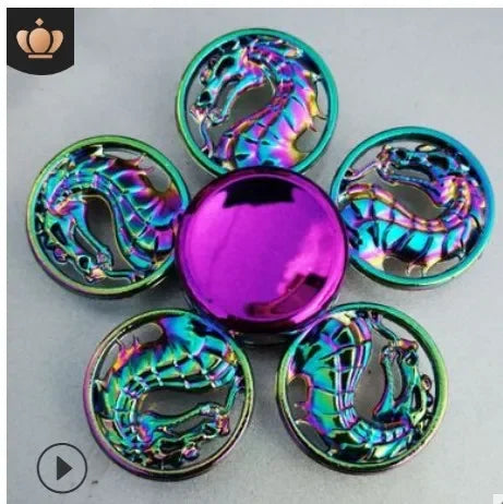 Finger Spinner Metal Rainbow