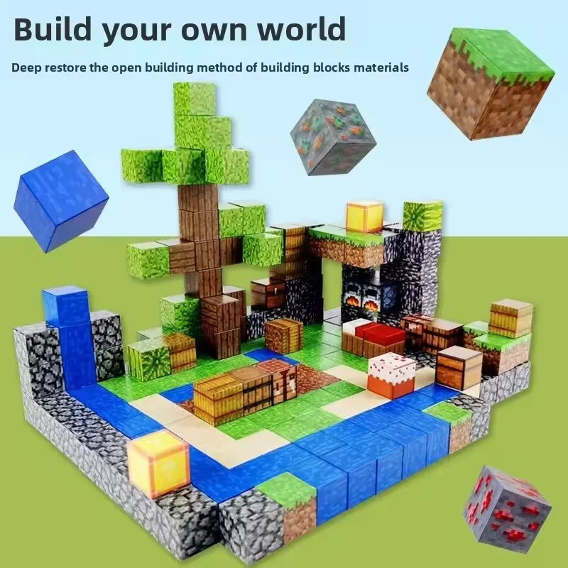 Minecraft Magnetic Blocks DIY