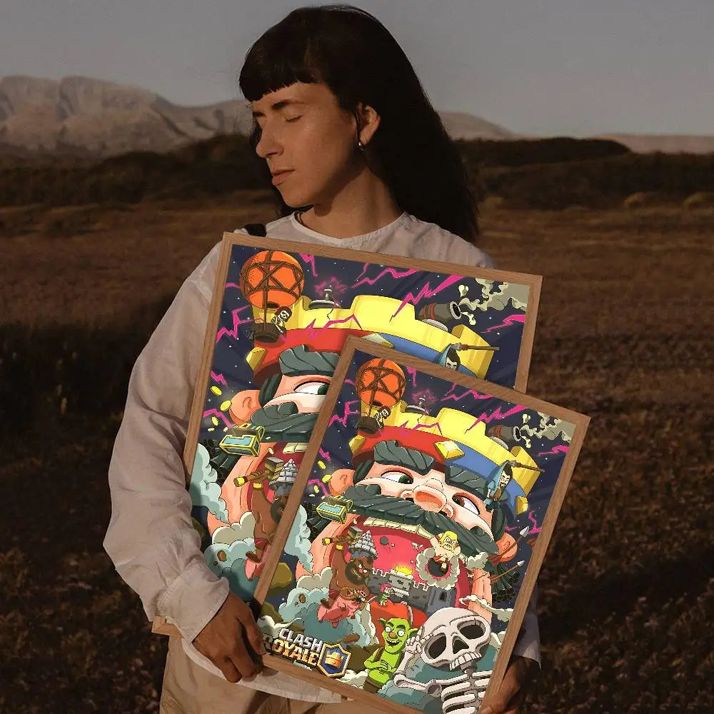 Clash Royale Sticky Poster