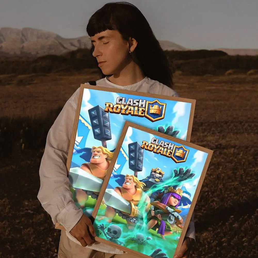 Clash Royale Sticky Poster