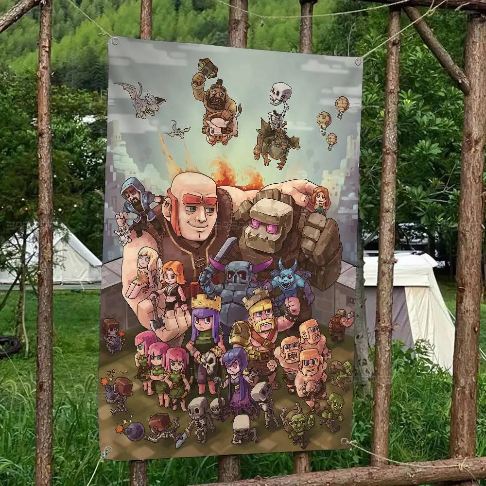 Clash Royale Large Size Hanging Banners