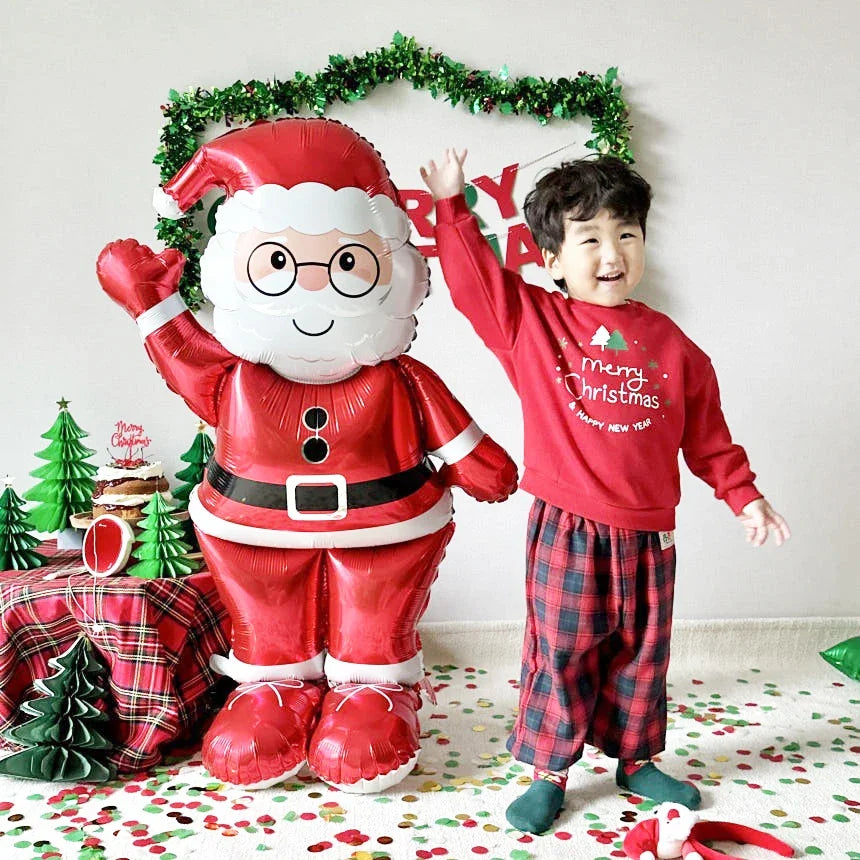 Inflatable Christmas Tree Santa Claus