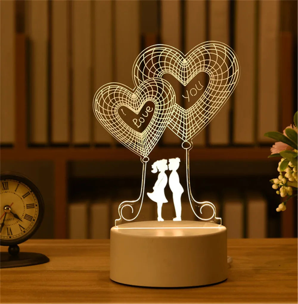 Valentine's Day Room Decoration USB