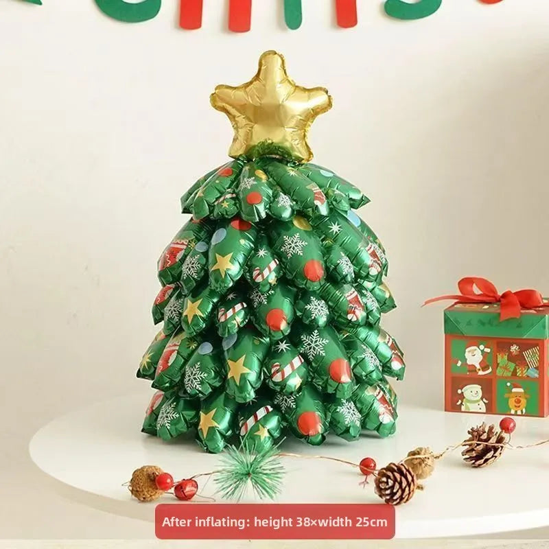 Inflatable Christmas Tree Santa Claus