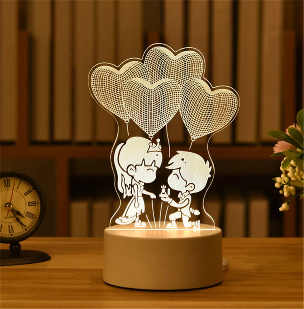 Valentine's Day Room Decoration USB
