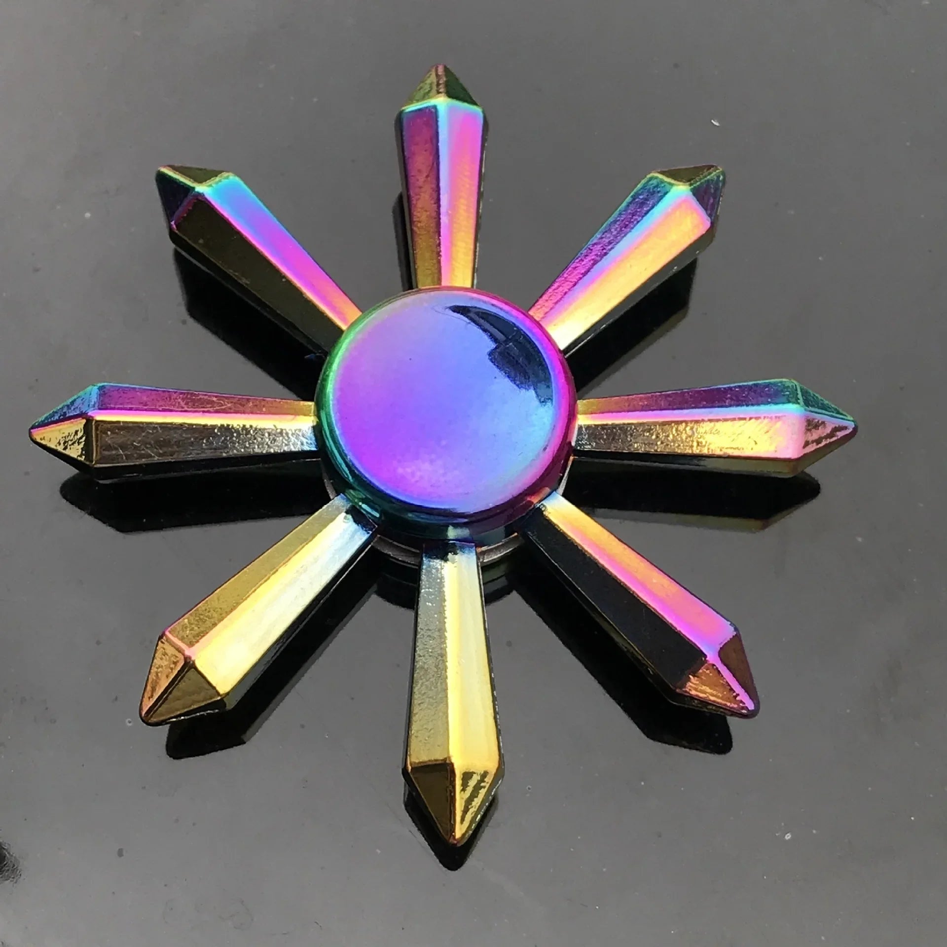 Finger Spinner Metal Rainbow