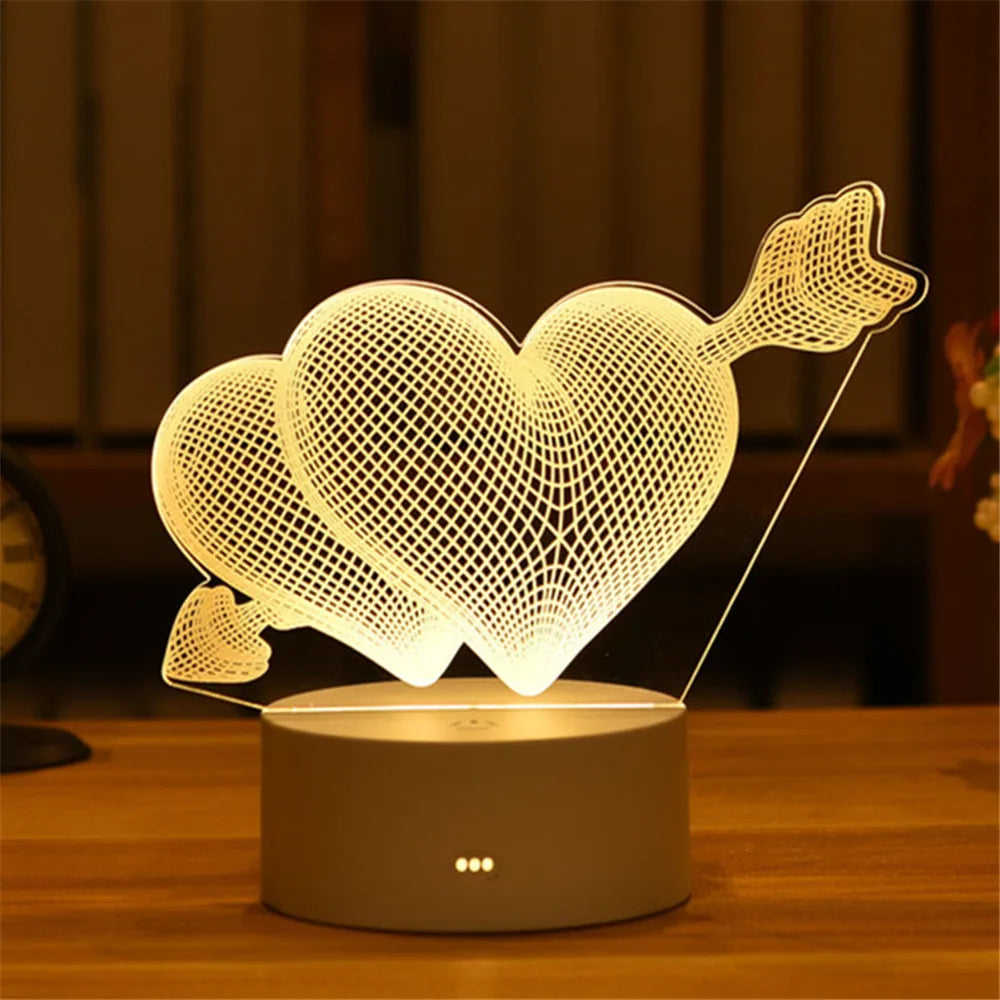Valentine's Day Room Decoration USB