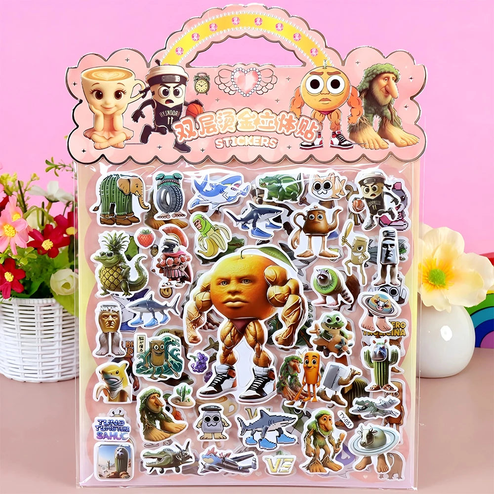 Italian Brainrot Bubble Stickers