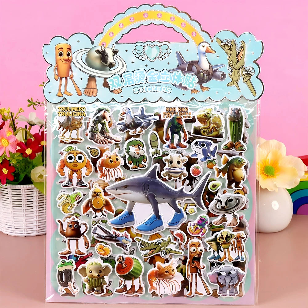 Italian Brainrot Bubble Stickers