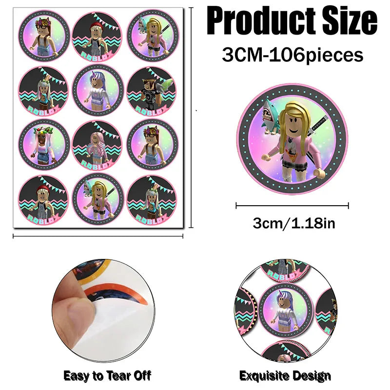 ROBLOX Girly Stickers