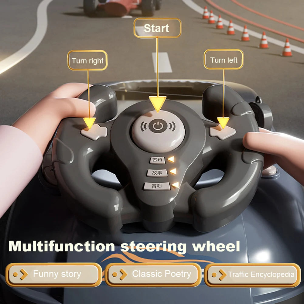 Simulated Driving Racing Car Board Game with Sound