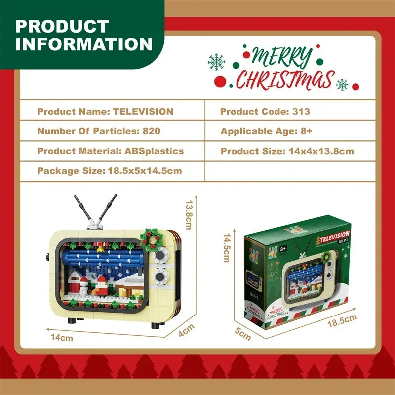 Christmas Snowy Scene Tv