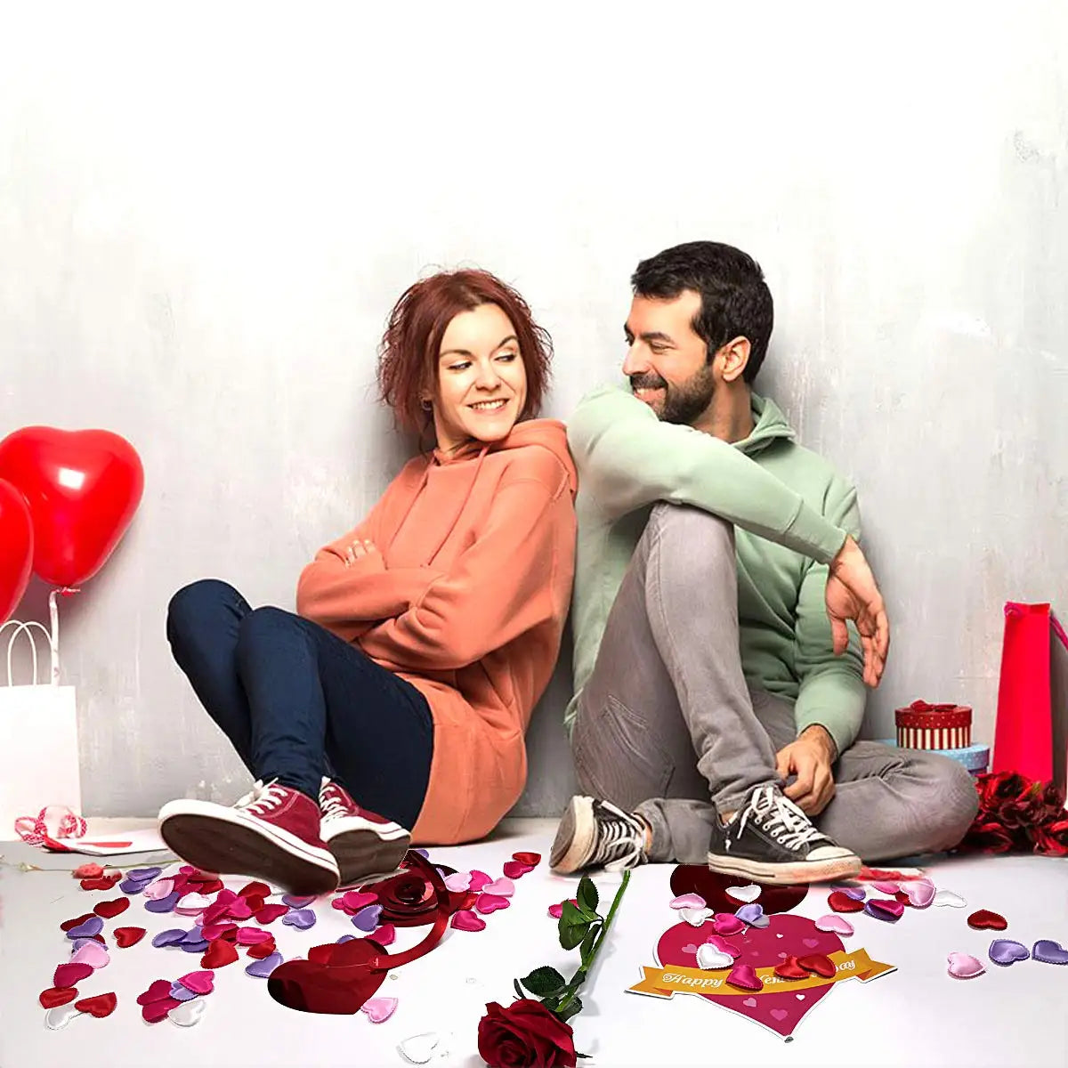 Valentine's Day 200Pcs Romantic Flowers Decoration