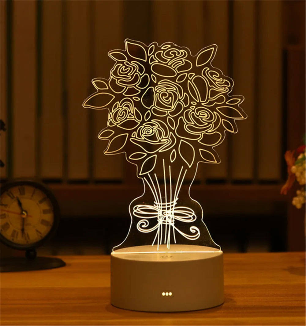 Valentine's Day Room Decoration USB