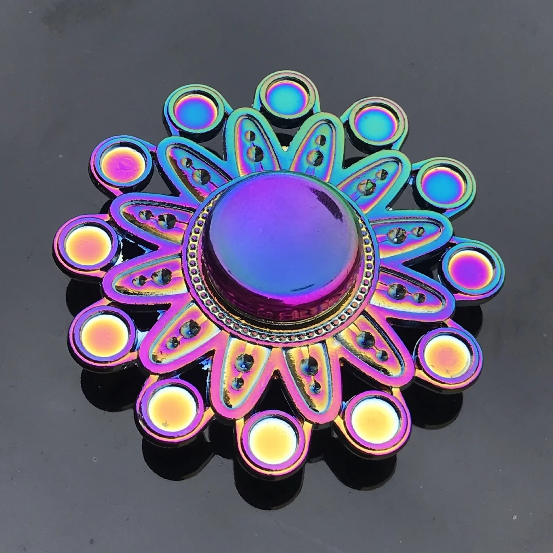 Finger Spinner Office Anxiety Relief Stress Gyro Flower