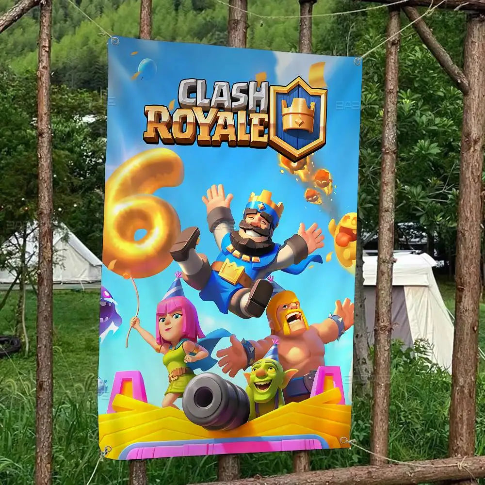 Clash Royale Large Size Hanging Banners