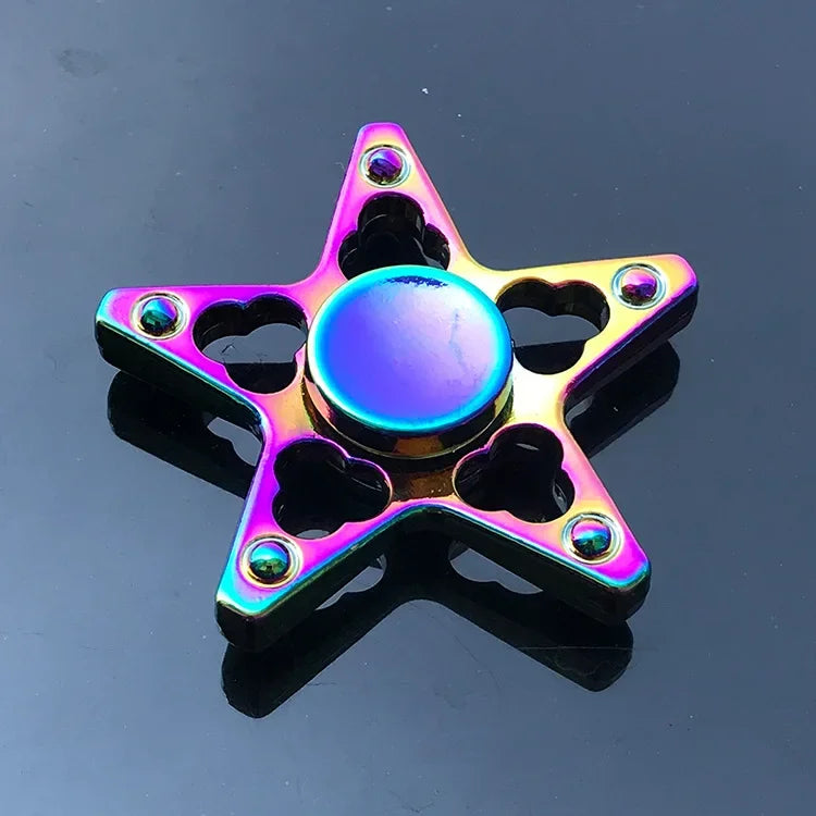 Finger Spinner Metal Rainbow