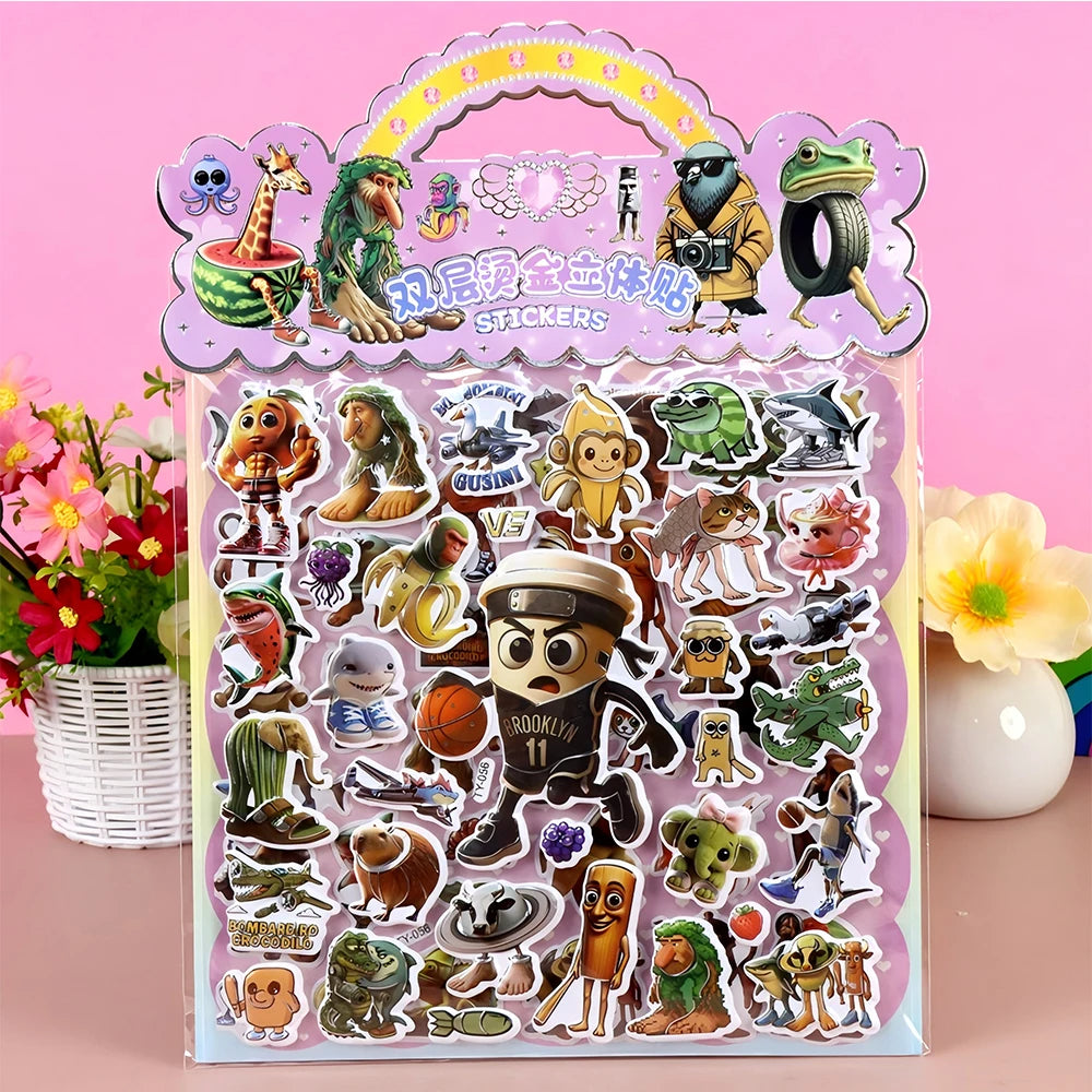 Italian Brainrot Bubble Stickers